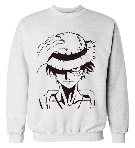 

for fans anime one piece luffy men sweatshirts hoodies 2017 spring winter casual fleece men hooded brand-clothing s-2xl, Black