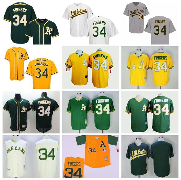 

мужчины бейсбол выйти на пенсию ролли 34 пальцы джерси пуловер старинные прохладный база flexbase вышивка команда прочь желтый белый серый з, Blue;black