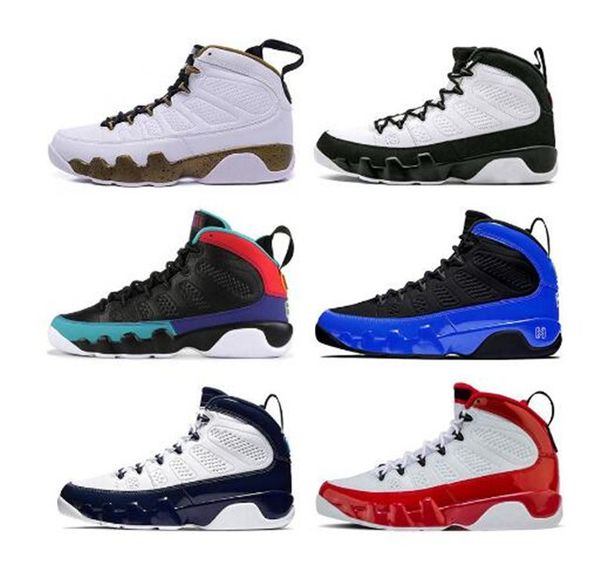 

new brand basketball shoes retro nakeskin jordan 9 9s gym red 3m racer blue snakeskin og space jam men sneakers trainers sport size 7-13