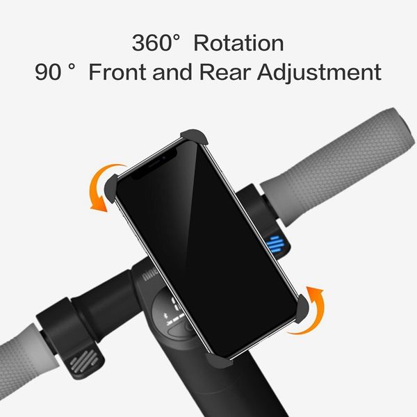 

attachable phone mount for ninebot es1/es2/es4 electric kick scooters for xiaomi mijia m365 electric scooter