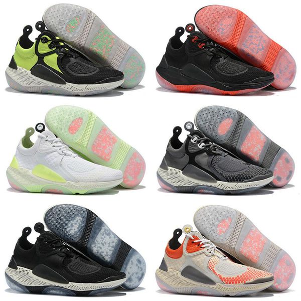 

2019 joyride run fk popcorn 1 high particles bottoms fluorescent green ash red racer mens running shoes womens outdoors sneakers size 36-45