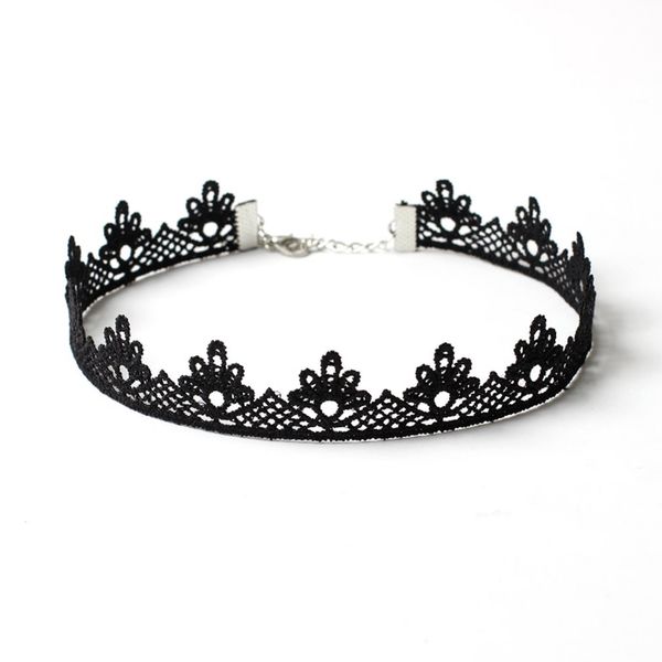 

yr234 black velvet clavicle chainblack decoration women gift preresent, Silver