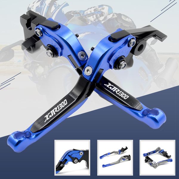 

laser (xjr1300) cnc aluminum adjustable extendable motorcycle clutch brake levers for yamaha xjr1300 xjr 1300 2004-2016