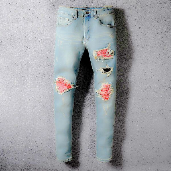 

mens designer pants mens slim cut zipper jeans arn mens cut jeans fashion brand hip hop jeans blue sale