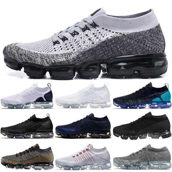 

nike air max 2018 2018 продажа knit fk мужская обувь off west vpm досуг обувь черный белый повседневный дышащие кроссовки размер 36-46 a11, Black
