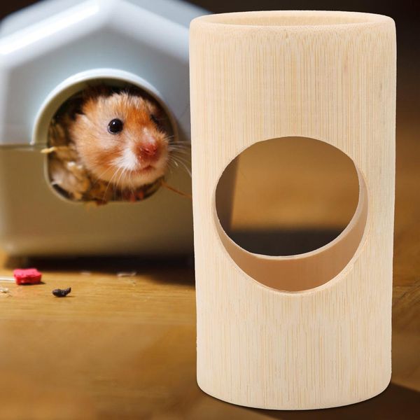 

малые животные hamster bamboo tube игрушки pet смешные игрушки клетка игрушки