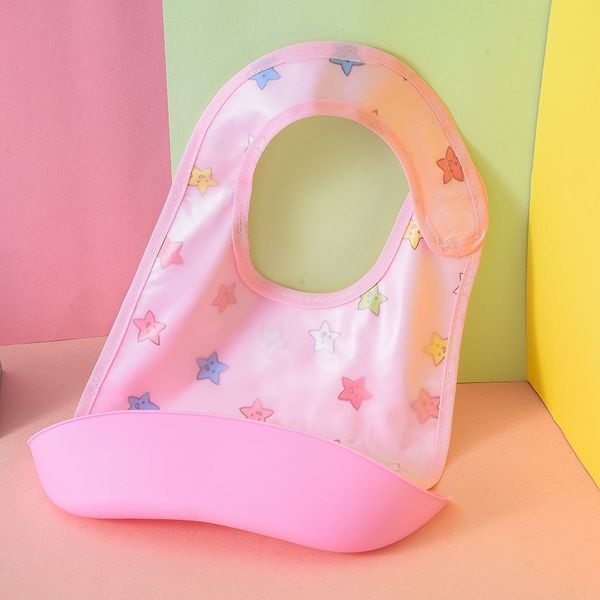 

infant detachable kids boys girls waterproof feeding apron saliva towel bib smock burp cloths cartoon eating accessory stuff