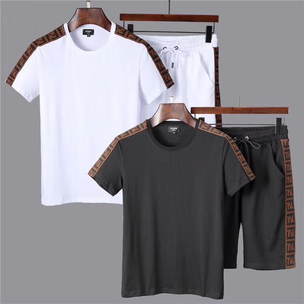 

19 new fashion sports suit luxury designer men's running sportswear suit men's casual sportswear sportswear, Gray