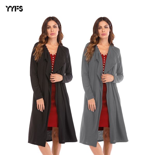 

spring long sleeve cardigan for european and american women ,women's fashion long sleeve jacket ,available in three colors, Tan;black