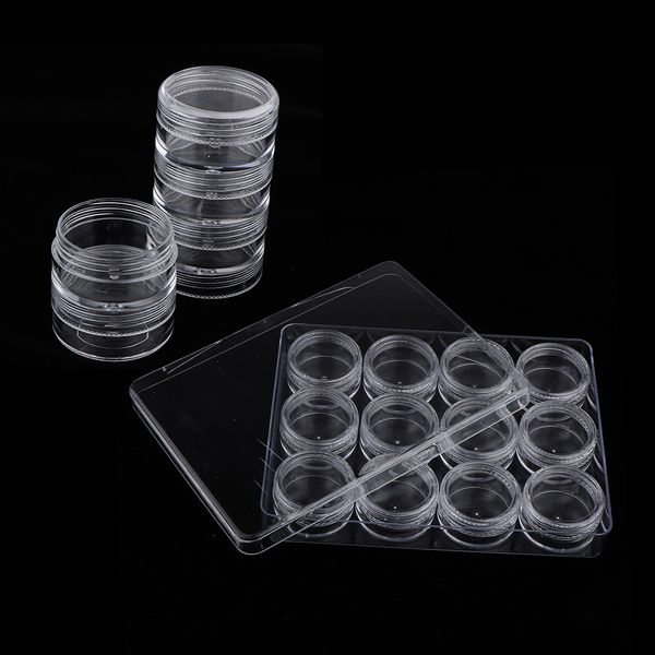 

2 наборы clear plastic box рыболовные снасти крючки наживка чехол для хранения