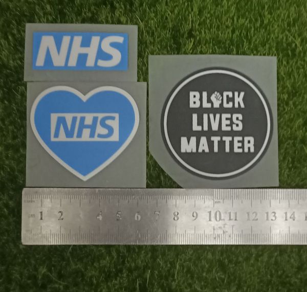 

2020 black lives matter badge heat transfer soccer parches