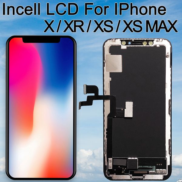 

gradeaaa for iphone x lcd display for iphone xs xr max inell lcd touch screen digitizer replacement assembly parts