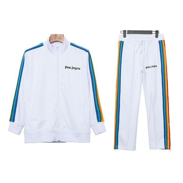 

2020 палм-angel проектировщик костюмы мужчины женщины высокого качества tracksuit mens конструктора курток черный белый осень зима jogger сп, Gray