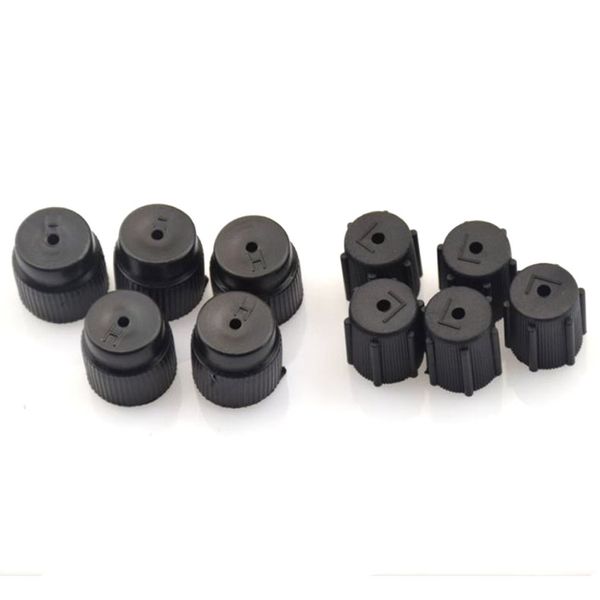 

10pcs/set small size professional plastic r134a 13mm & 16mm air conditioning service ac system charging port caps