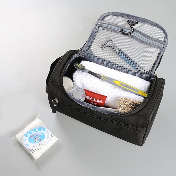 

men's travel cosmetic storage bag hanging wash makeup case toiletry zip pouch luggage organizer accessories supplies products