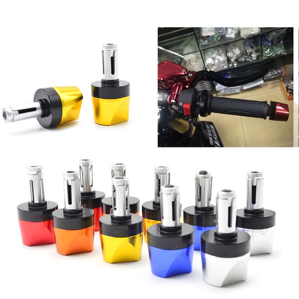 

universal 7/8"22mm motorcycle cnc hand handle bar end motorbike handlebars end for yamaha street bike