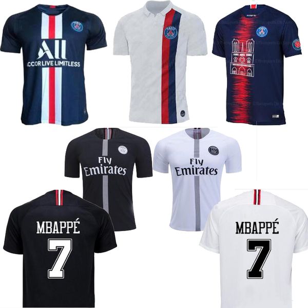 

2019 mbappe p g home away third black men occer jer ey maillot 19 20 cavani pair mbappe maillot de foot uniforme de futebol hirt 2020