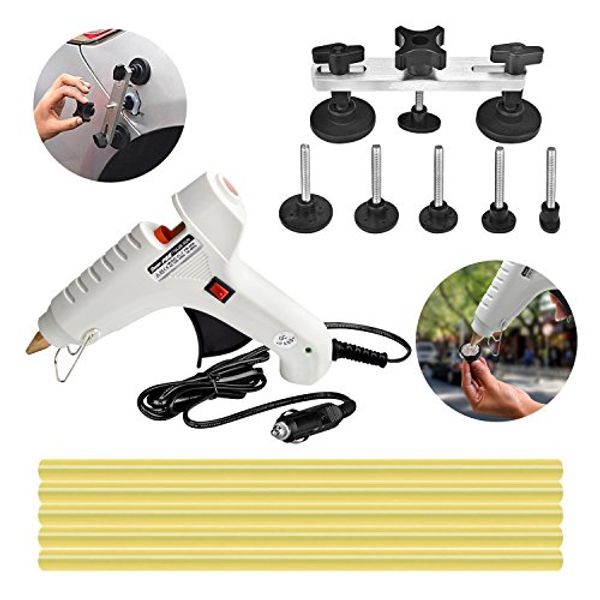 

7pcs ding kit pcs) tools glue car paintless body removal gun sticks repair dent aur