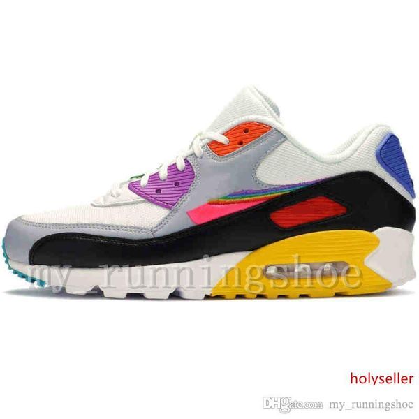 

new airs be true 90 rainbow mens running shoes womens sneakers classic designer shoes sports trainers chaussures 90s shoes cj5482-100