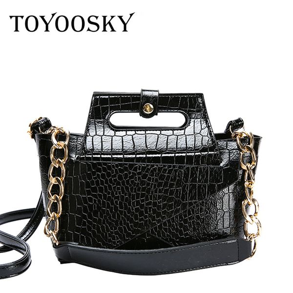 

toyoosky famous designer brand crossbody bag luxury women alligator leather handbags fashion quality trapeze bag bolsa feminina