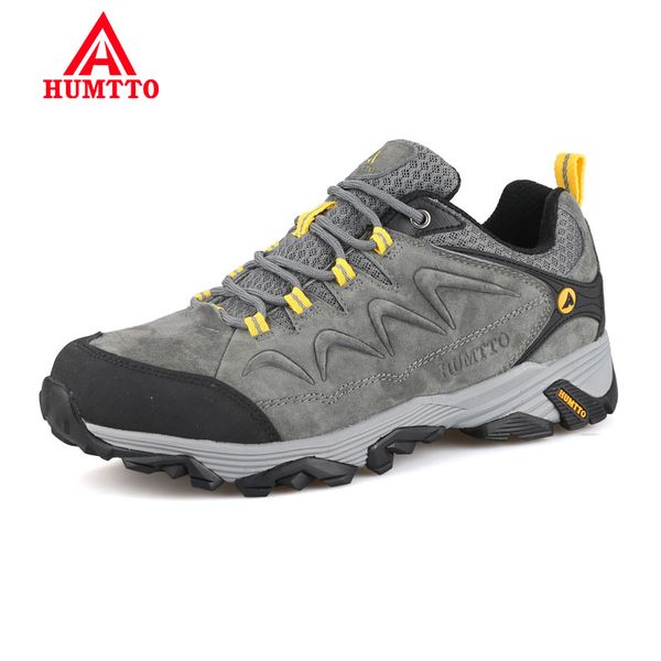 

promotion winter genuine leather hiking shoes lightwei outdoor trekking boots lace-up climbing mens sneakers men male walking