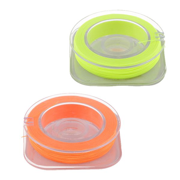 

2pcs fishing rod guide ring wrapping line, wrapping thread, orange/yellow 50m