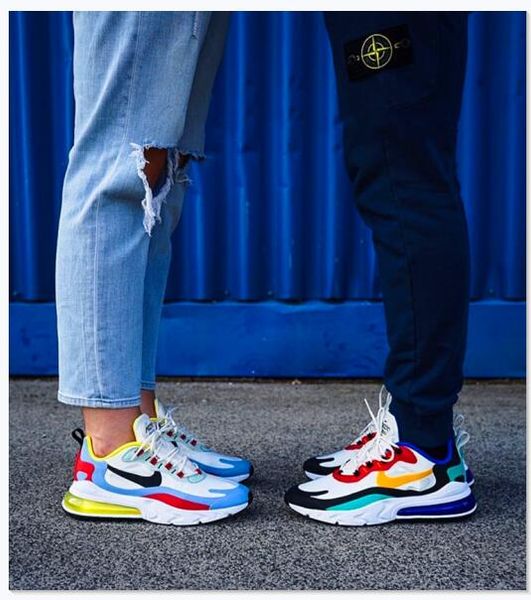 

Конструктор 270 Реагируют Тренеры Кроссовки Максов Мужские Женские Баухаус Гипер Нефрит Фантом Мульти Спортивное 2019 Новые Модели Мужской Обуви Кроссовки