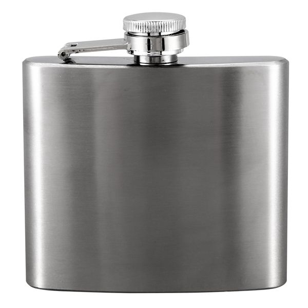 

new stainless steel hip liquor whiskey alcohol pocket flask gift box + funnel other dinnerware