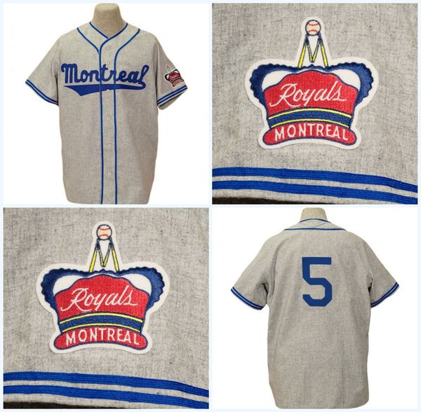 

Montreal Royals 1954 Road Jersey Any Player or Number Stitch Sewn All Stitched High Quality Free Shipping Baseball Jerseys