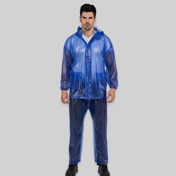 

anti saliva outdoor jackets new south asia sea rubber raincoat beef tension split set effective disinfection isolation g3, Black;brown