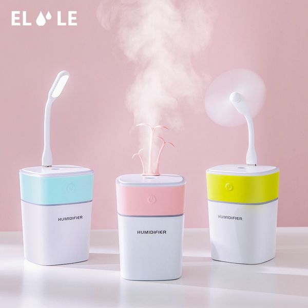 

eloole 320ml usb air humidifier cute plant ultrasonic diffuser aromatherapy for home office air mist maker aroma humidifiers