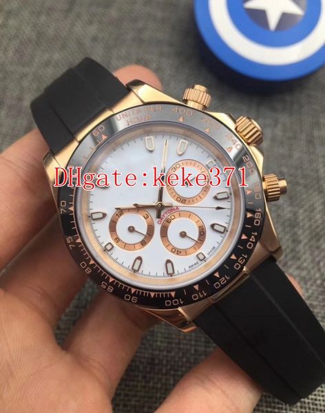 

17 цветов отличные наручные часы cosmograph 40 мм 116518 116515 116519 116515 кожа нет хронограф 2813 механизм автоматические мужские часы ч, Slivery;brown