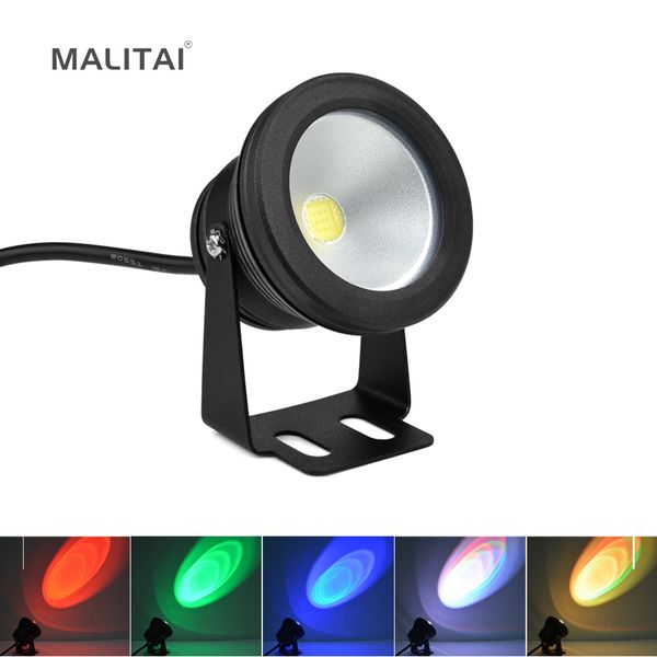 

ip68 waterproof led aquarium lamp fish tank light 10w 12v spotlight bulb garden fountain pond swimming pool underwater lighting