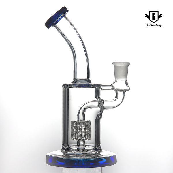 Pipa ad acqua in vetro Bong Dab Rig Narghilè 14mm Giunto femmina Tubi ad acqua 8.5 