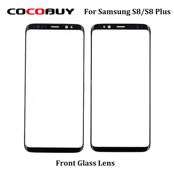 

aaa + новый замена внешнего стекла для samsung galaxy s8 / s8 plus g950f g955f жк-дисплей с сенсорным экраном передней внешней стеклянной ли