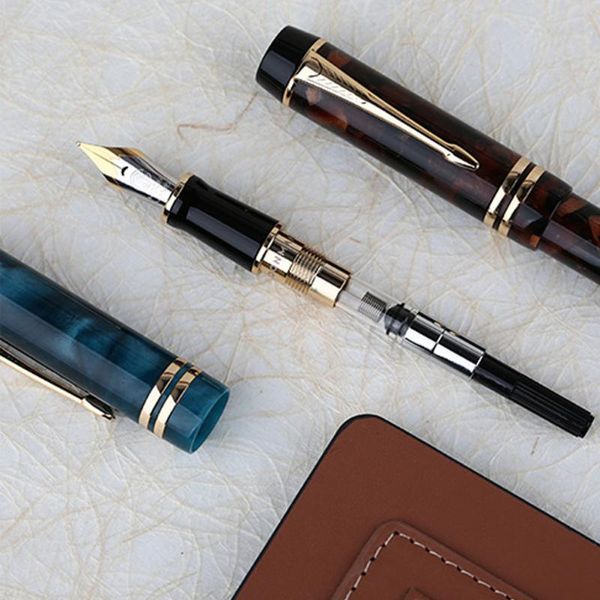 

moonman m600s gifts home iridium fine nib fountain pen study supplies office smooth ink vacuum filling stationery double color