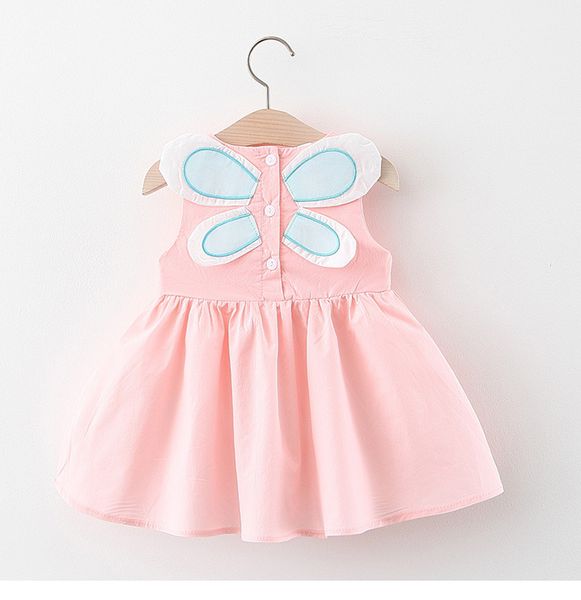 

4 pieces/lot) 2020 summer girl's dress bee 052703, Red;yellow