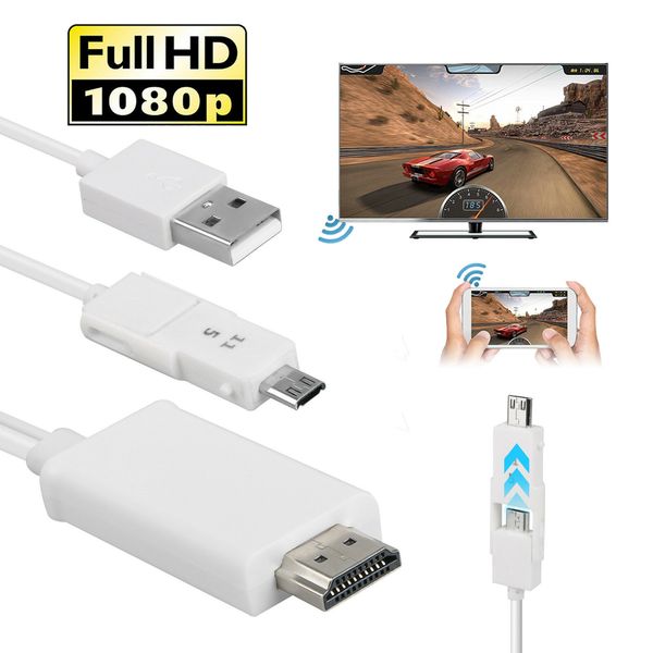 

Micro USB к HDMI HD 1080P TV кабель адаптер для Android Samsung телефон планшет