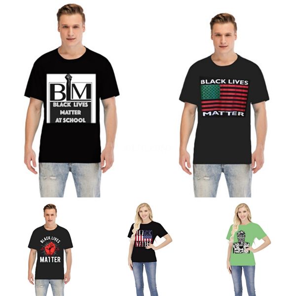 

black lives matter19ss luxury mens designer t shirt couple cotton print short sleeve trend fahion mens tees 2 colors size s-2xl #75326, Gray;blue