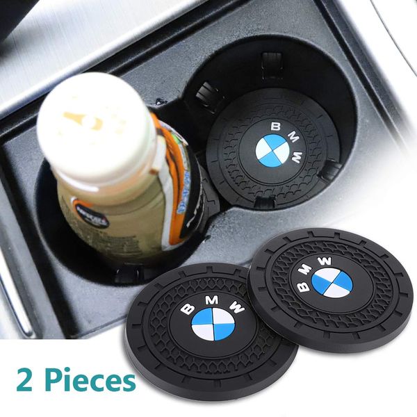 

2.75 inch diameter oval tough car logo vehicle travel auto cup holder insert coaster fit bmw x6/340i/325xi/m3/m4 interior accessories