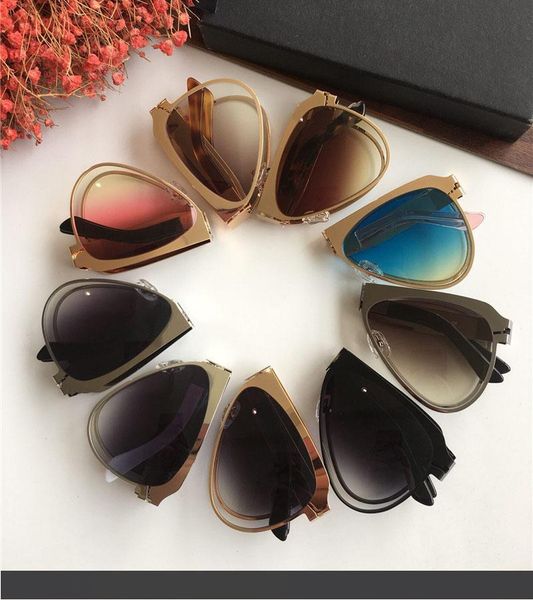 

новые горячие продажи роскошные дизайнерские мужские солнцезащитные очки 1021 металлические пилотные очки авангардный дизайн летний отдых со, White;black