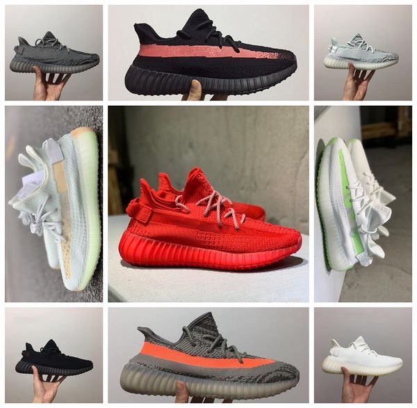 

2019 kanye v2 semi замороженной желтая черного antlia synth lundmark clay правда форма с коробкой кроссовки тренер тапки бесплатной доставко