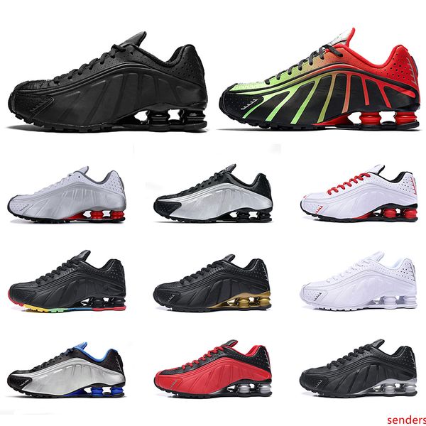 

2020 og r4 running shoes mens sneakers deliver triple black white challenge red navy orange silver gold men trainers sports size 40-46