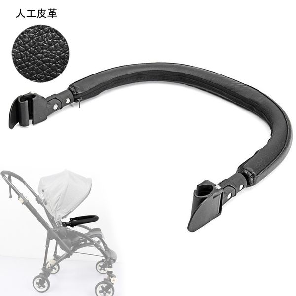 

baby stroller accessories trolley armrests bumper bar handlebar with pu leather oxford fabric cover for bugaboo bee3 bee 3