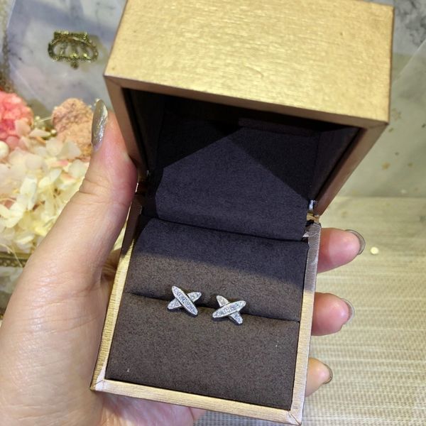 

2019 новые женские серьги богиня essential очаровательный elegantat мода стерлингового серебра, Golden;silver
