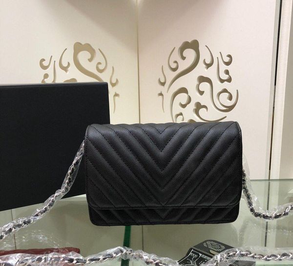 

fashion luxury woman designer handbag leather lambskin flip bag chain messenger shoulder bag wallet tote bag 20cm