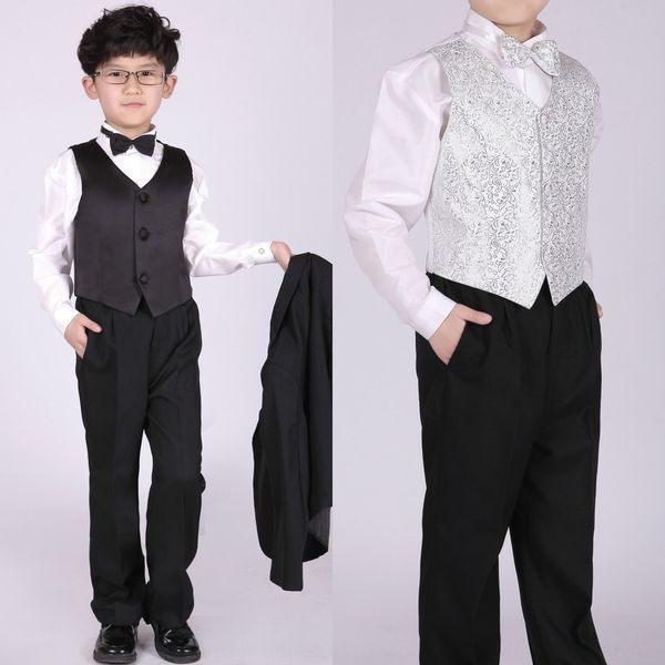 

wear performance children's vest suit piano performance suit boy's dress wedding tong li fu children's tong li fu flower boy, Camo
