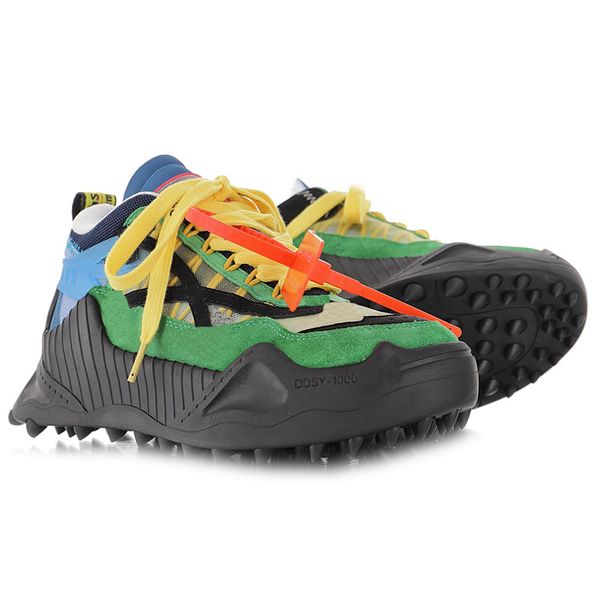 

2019 off black and white odsy-1000 arrow sharp corner bottom stitching color arrow fashion catwalk breathable high platform shoec04