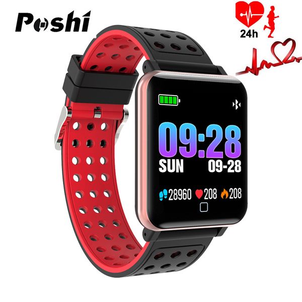 

brand smart watch sleep heart rate monitor digital watches waterproof calorie pedometer sport wristwatch fashion women watch, Slivery;brown