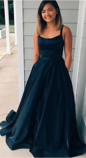 

spaghetti straps split side sweep train prom dresses for women under 100, Red